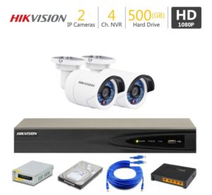 Hikvision 2MP-HD 2 IP Camera Package